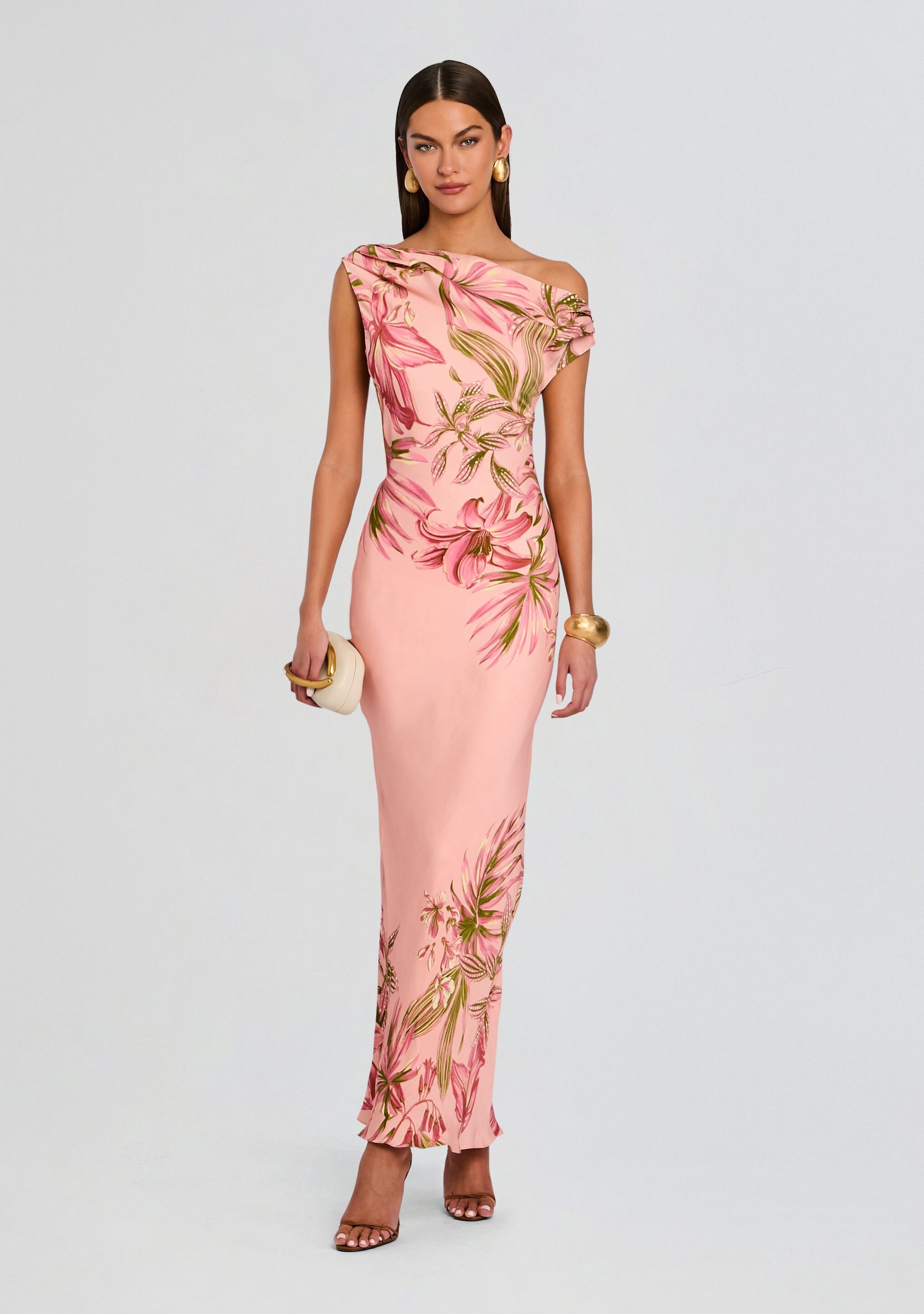 Cain One Shoulder Maxi Dress – Retrofete