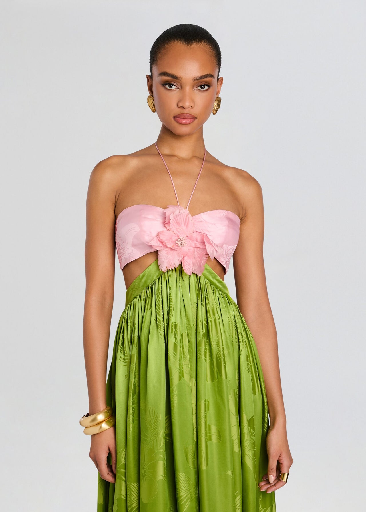 Retrofete Prudy Dress in Green - size S