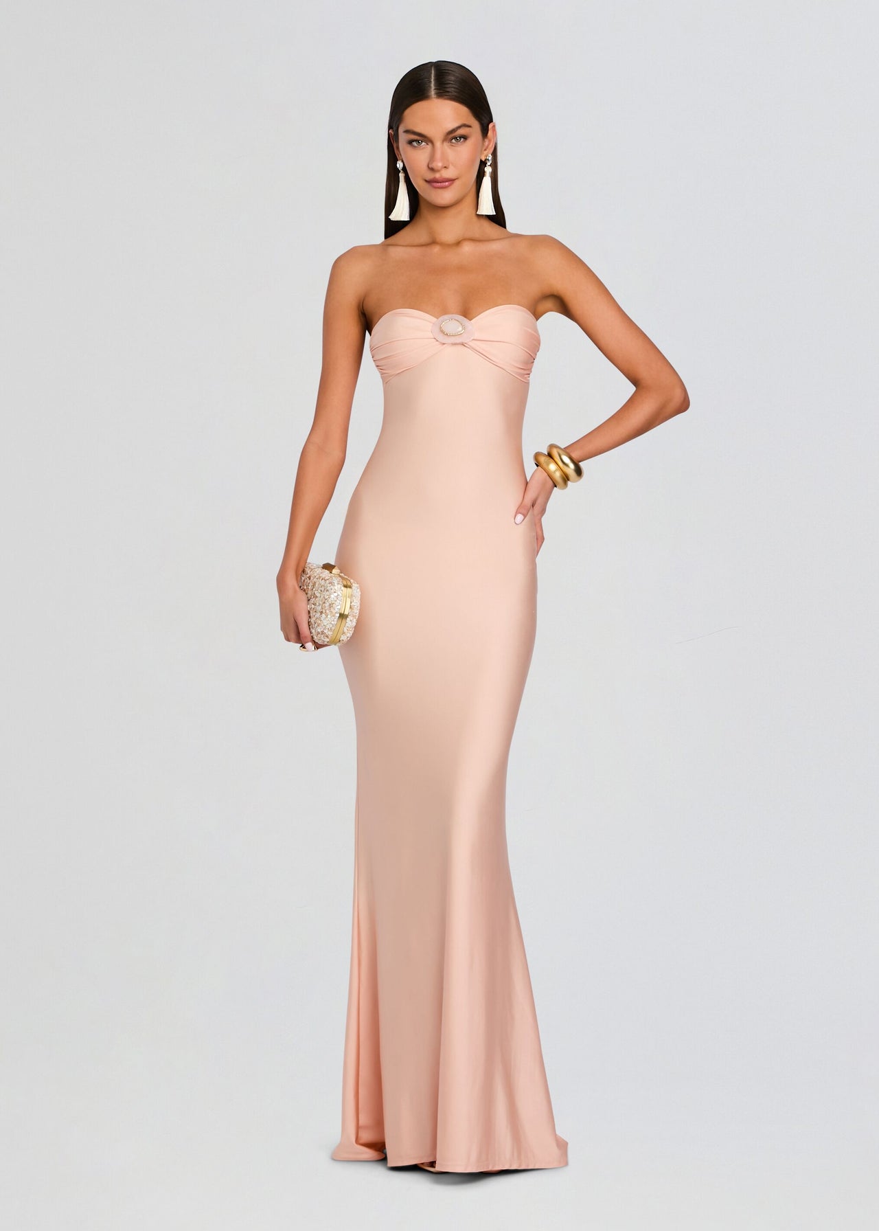 Shani Shemer Rose Maxi Dress in Pink