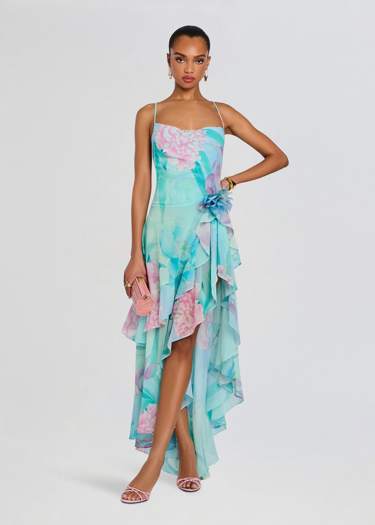 Samara Silk Chiffon Dress – Retrofete Samara Silk Chiffon Dress – Retrofete