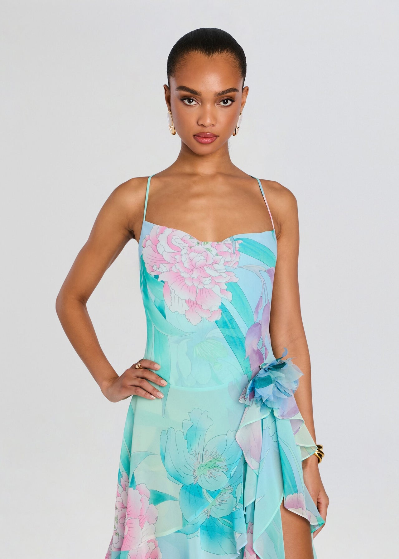 Samara Silk Chiffon Dress – Retrofete