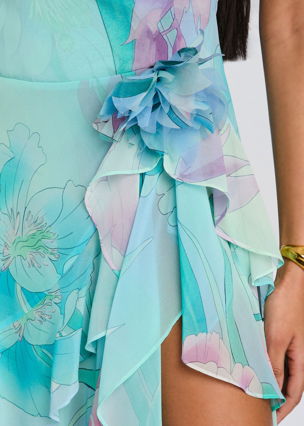 Samara Silk Chiffon Dress Retrofete Samara Silk Chiffon Dress Retrofete