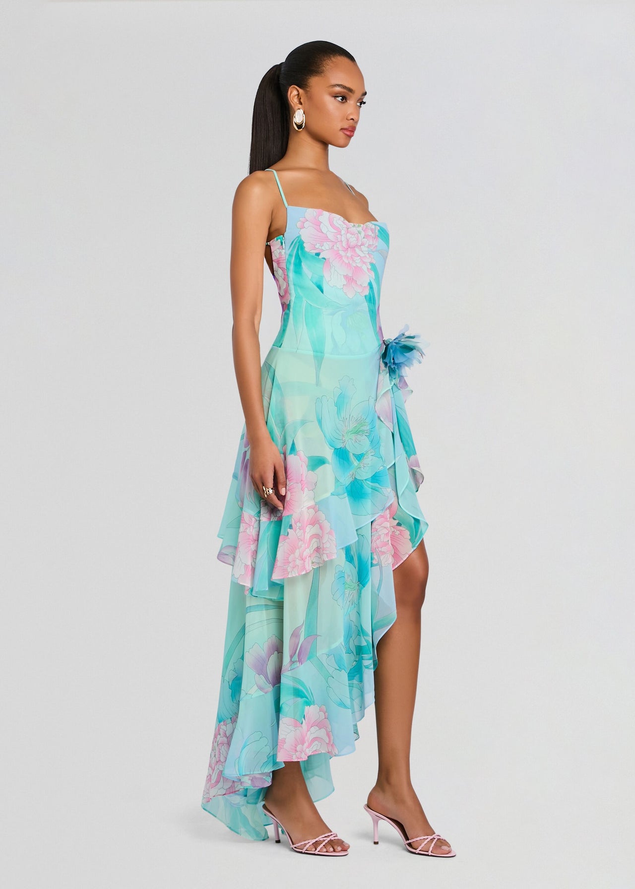 Samara Silk Chiffon Dress Retrofete Samara Silk Chiffon Dress Retrofete
