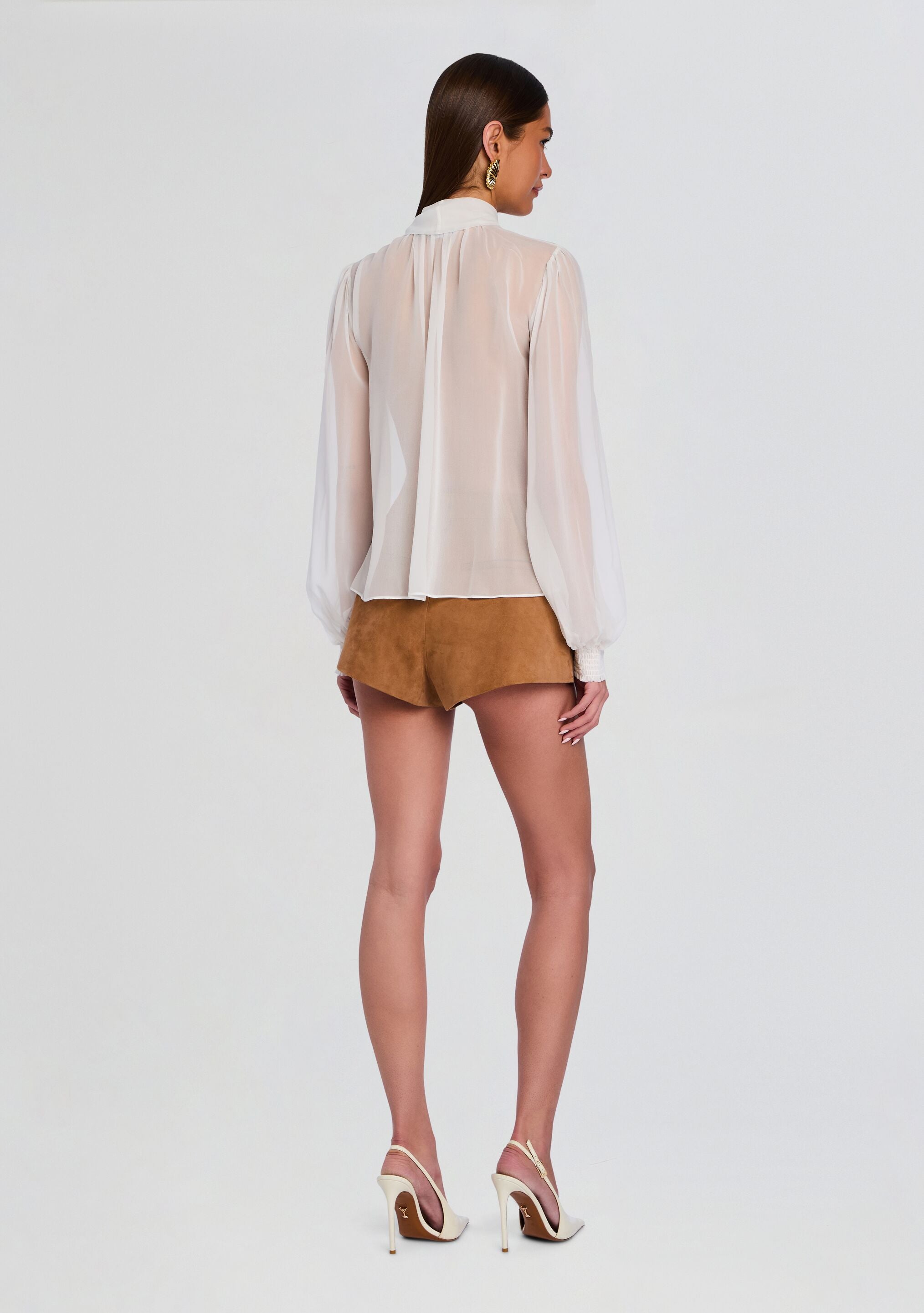 Hasli Silk Chiffon Top – Retrofete