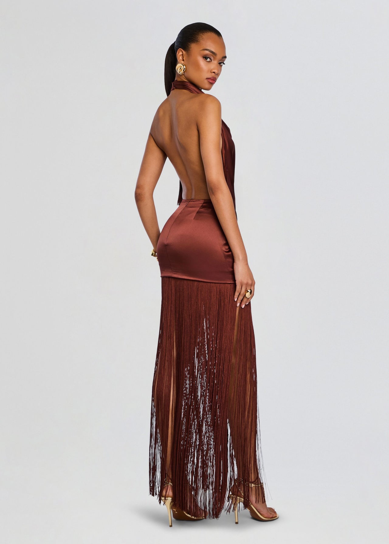 retroféte Women's Cyrelle Dress - Brown