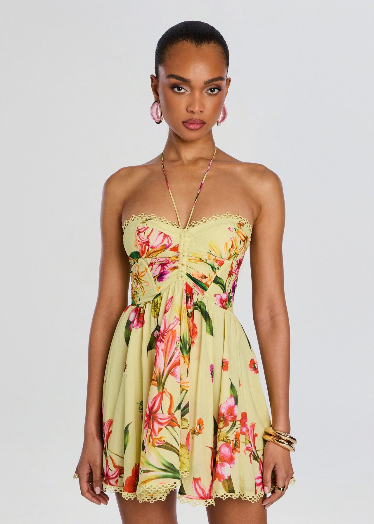 dahlia lace dress Women's Dahlia A-line Lace Velvet Floor Length Dress XS/S/M/L/XL/XXL/Customize Black/Green MEAN BLVD Black/Green / XS