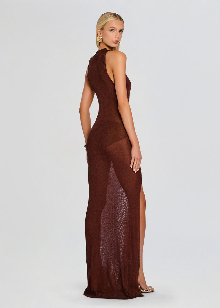 Henne Metallic Knit Maxi Dress Retrofete Henne Metallic Knit Maxi Dress Retrofete