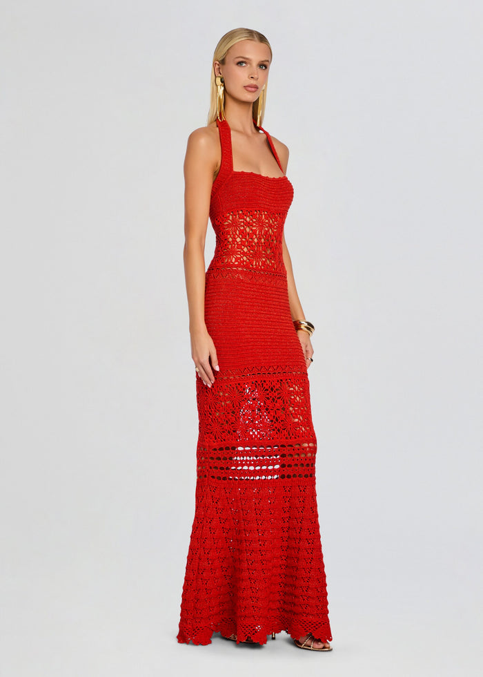 Peggie Crochet Maxi Dress media 3 of 5