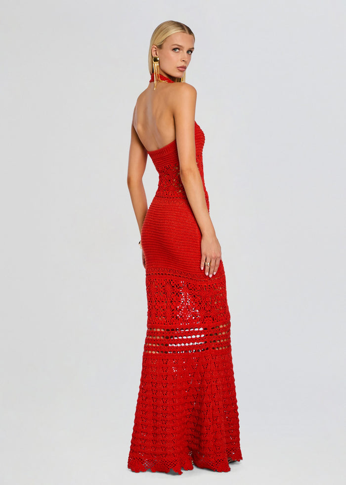Peggie Crochet Maxi Dress media 4 of 5