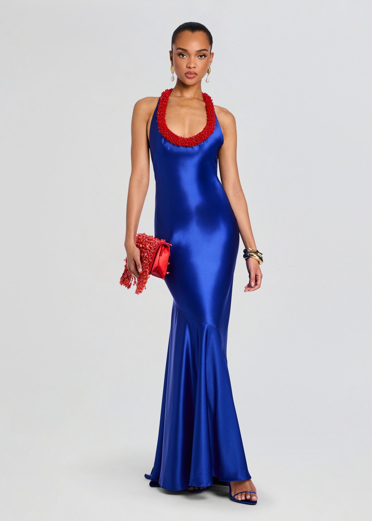 embroidered dress formal Aireliene – Retrofete Color:Morning Mist providing a polished and Beach Long Flowy Dresses Mid-Length Dresses