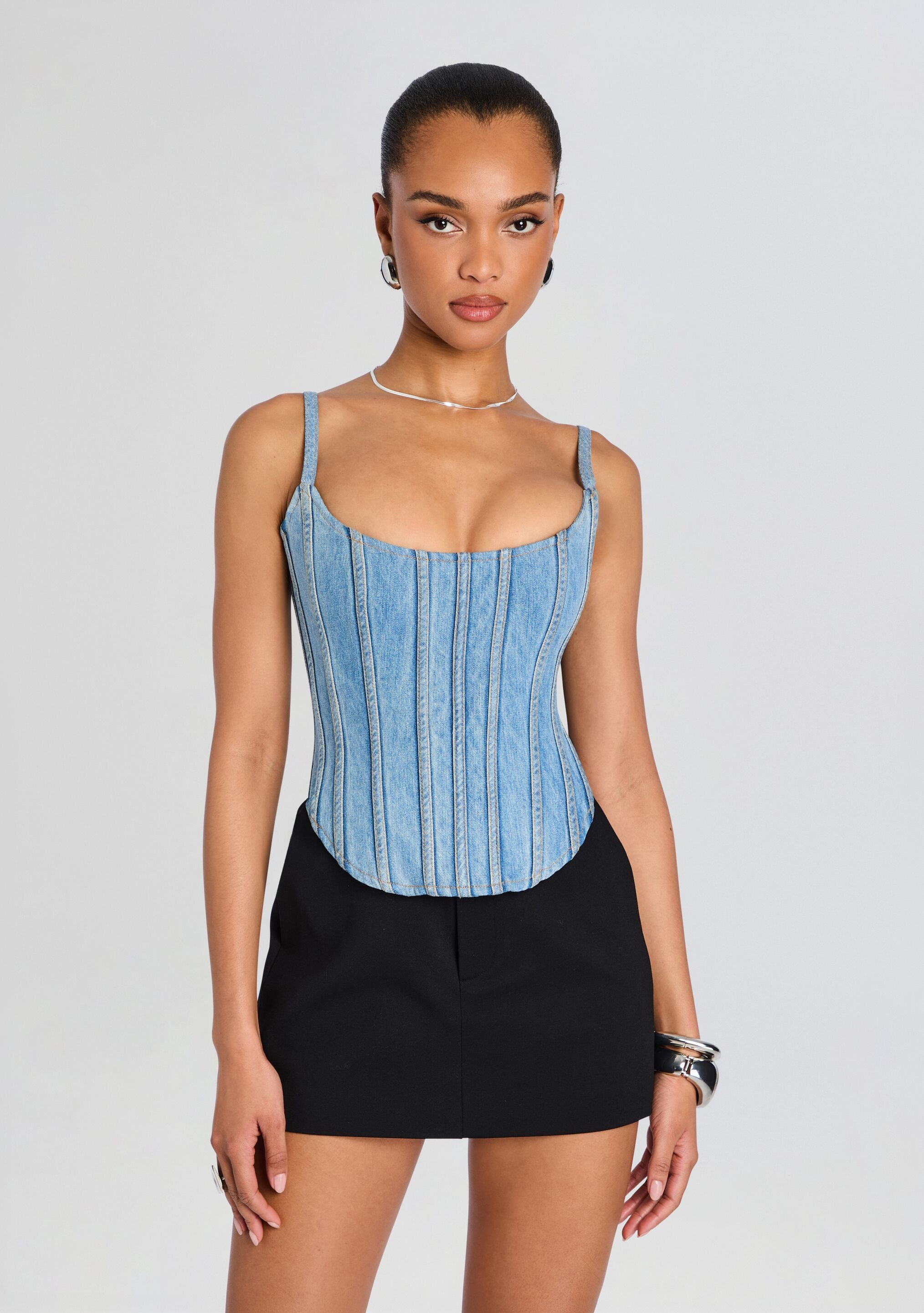 Marishka Denim Top – Retrofete