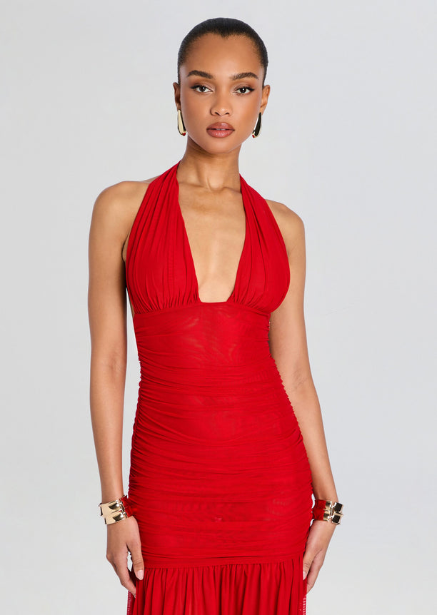 Teghan Mesh Dress