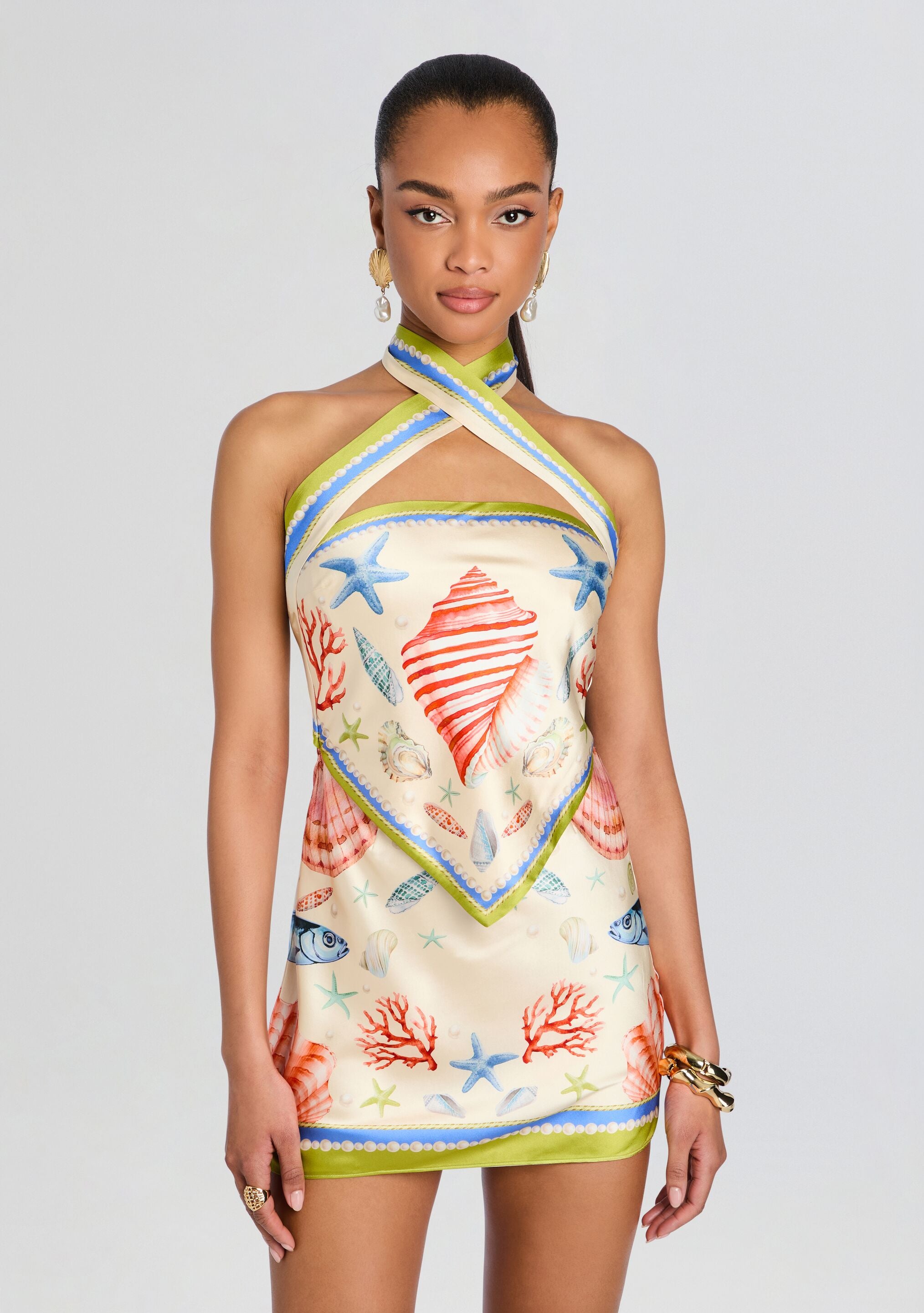 Cable Silk Mini Dress – Retrofete