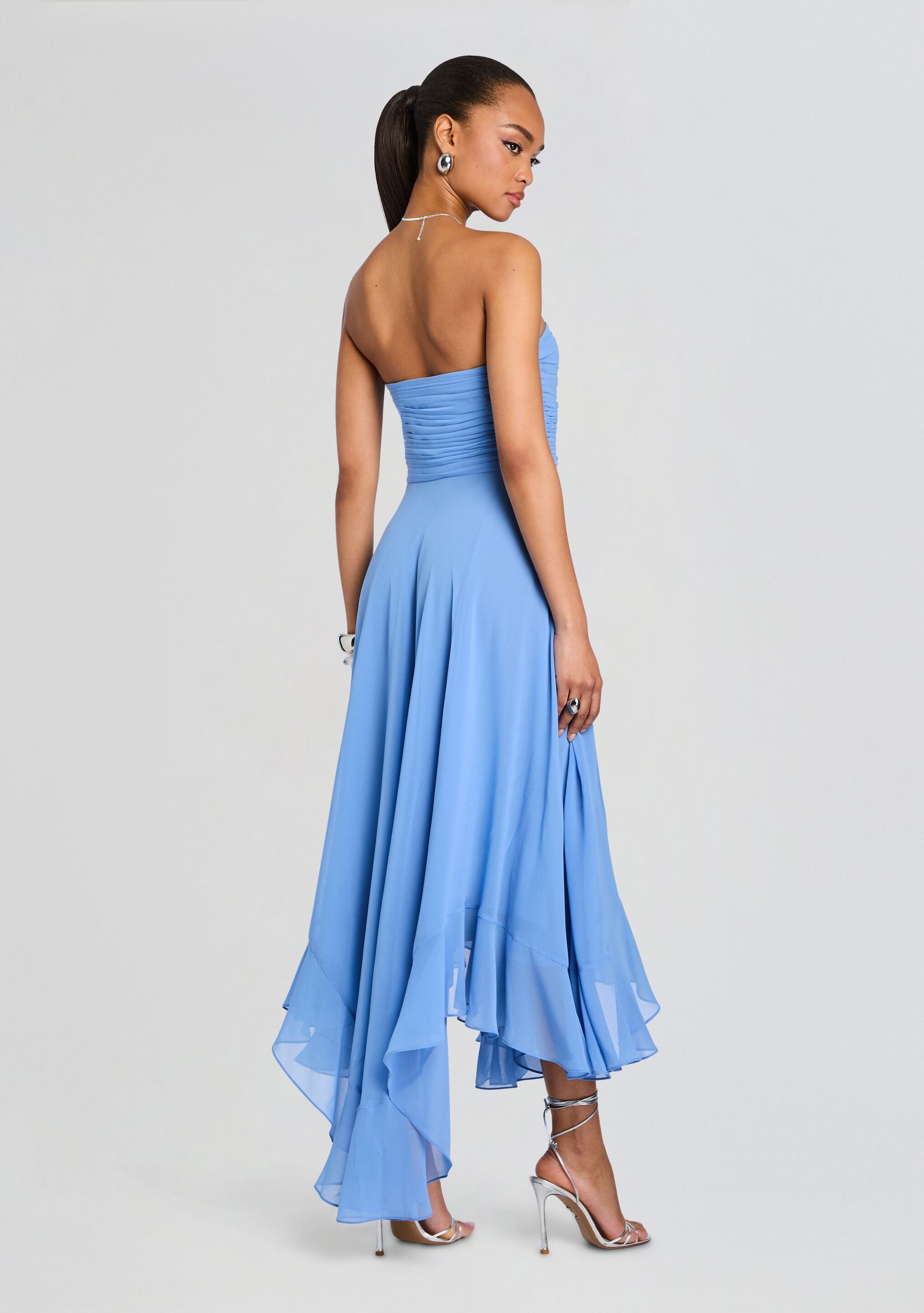 Louisa Chiffon Dress – Retrofete