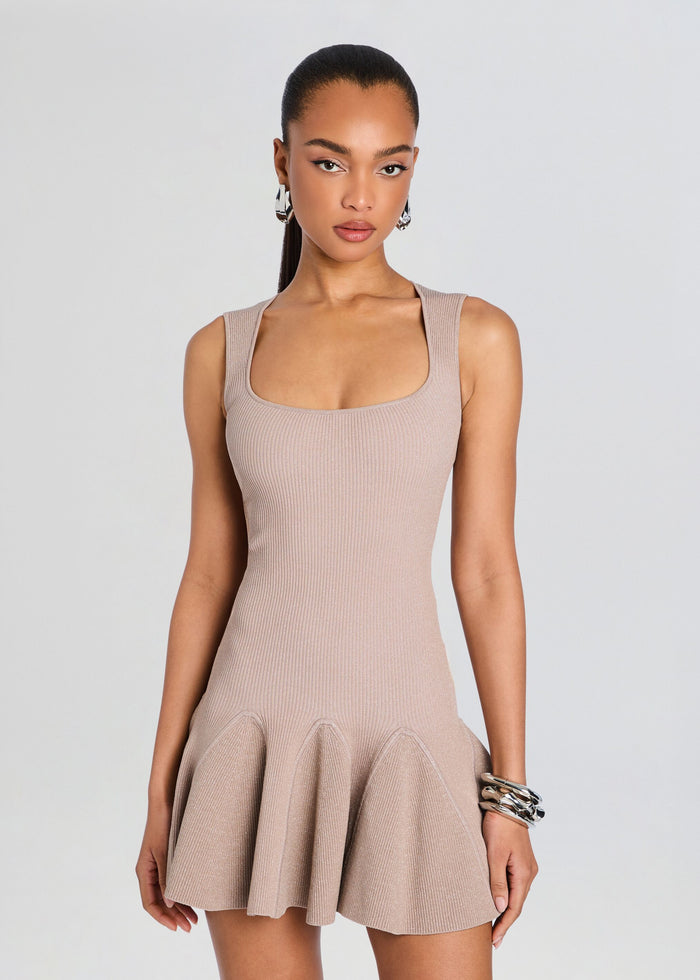Orielle Metallic Knit Dress media 5 of 5