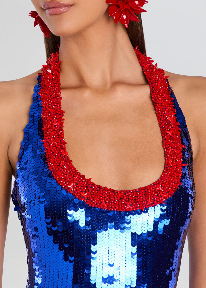 Lunexa Sequin Embroidered Dress media 2 of 5