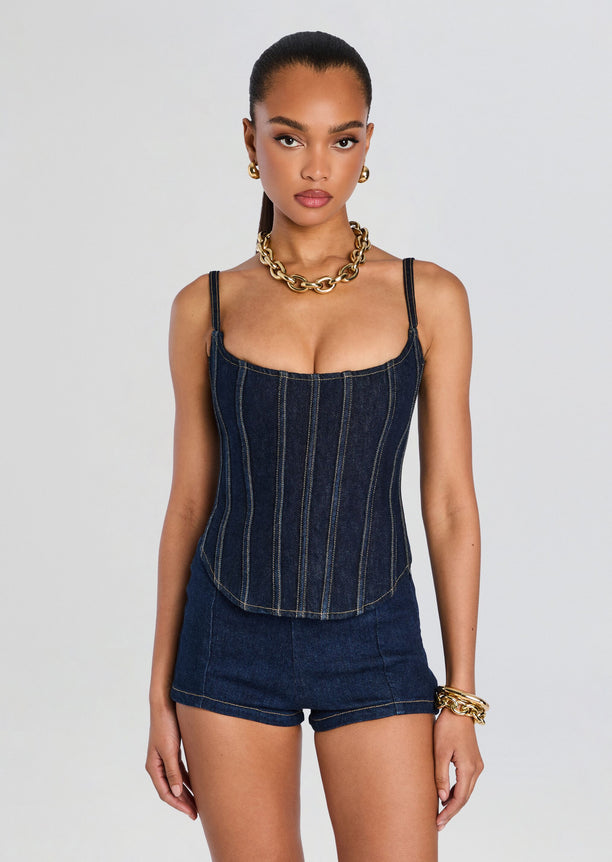 Marishka Denim Top