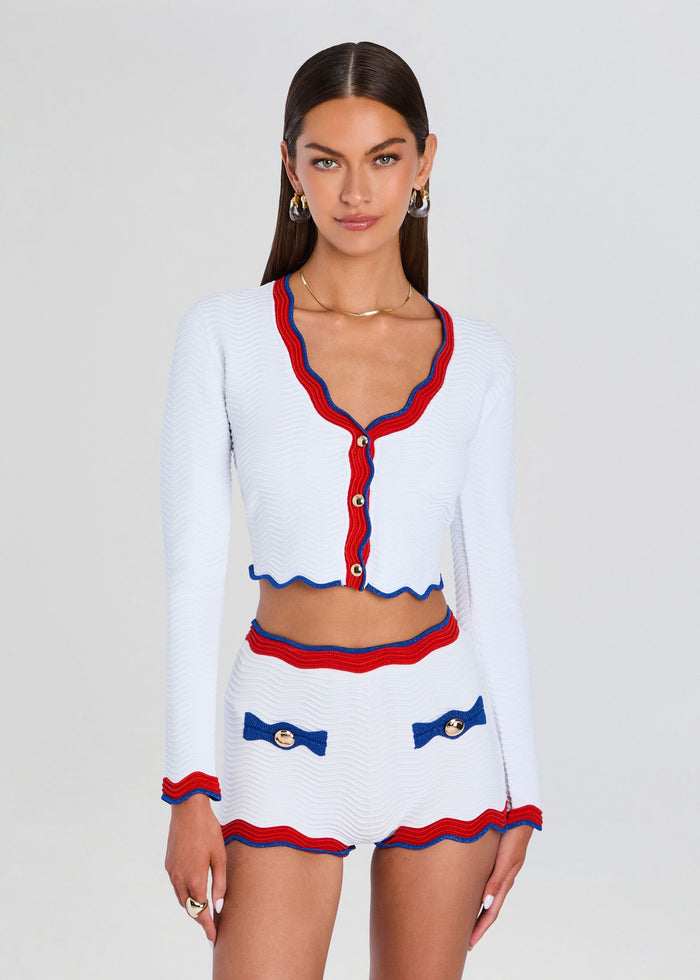 Orlaithe Rib Knit Cardigan media 1 of 5