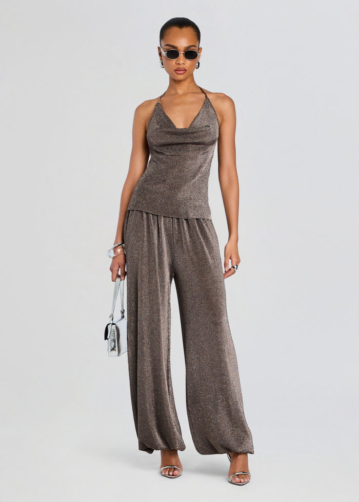Esmerelda Metallic Knit Pant media 2 of 5
