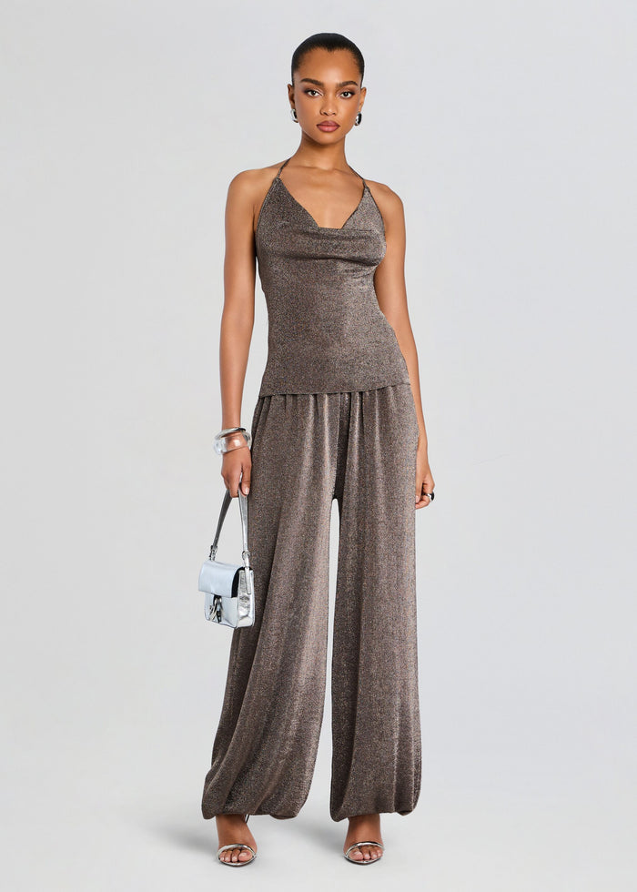 Esmerelda Metallic Knit Pant media 5 of 5