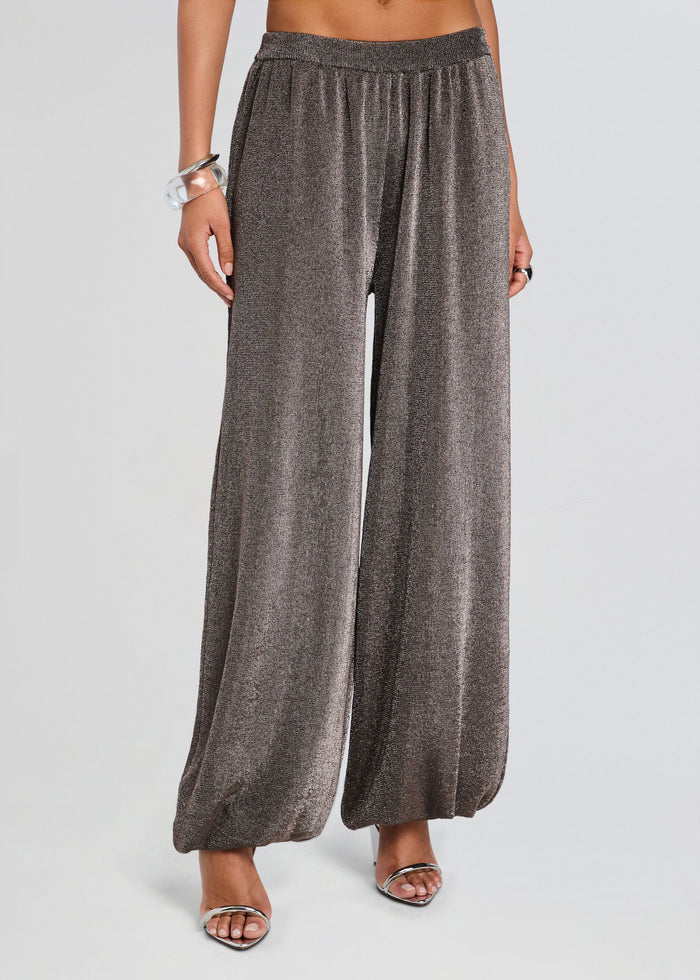 Esmerelda Metallic Knit Pant media 1 of 5