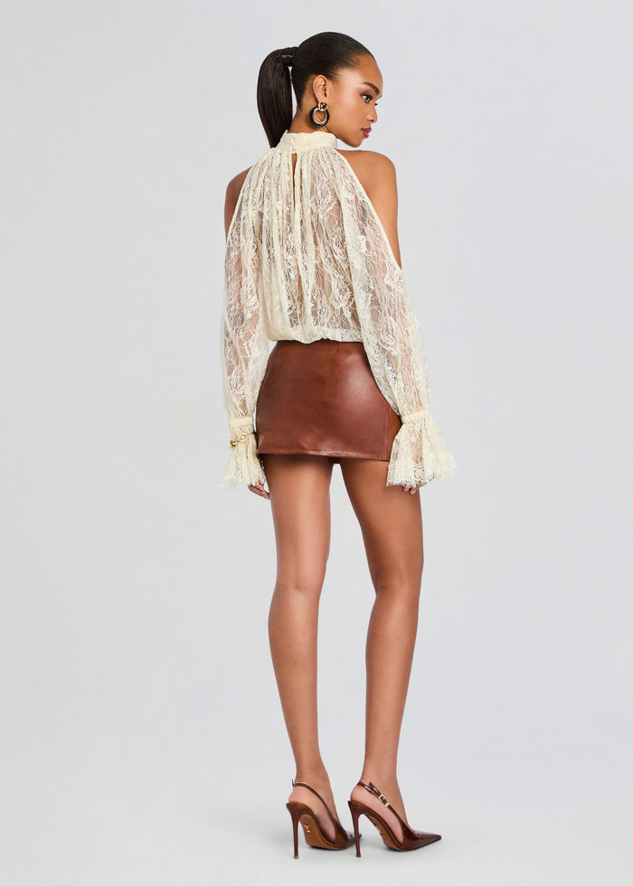 Valerie Leather Skirt media 5 of 5