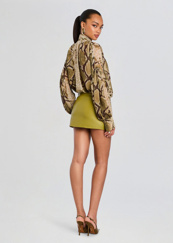 Valerie Leather Skirt media 5 of 5