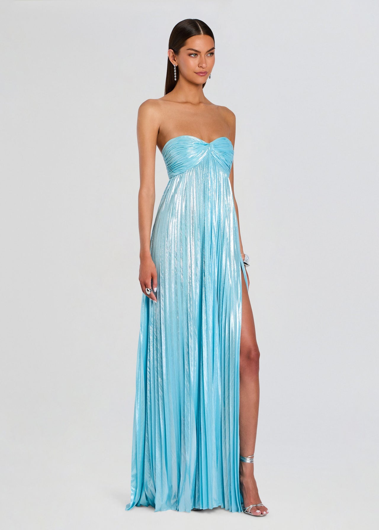 blue and silver dress Retrofete