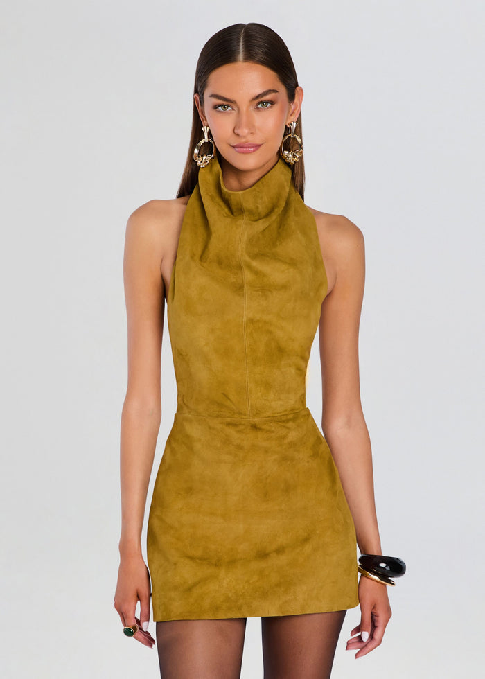 Zoriel Suede Dress media 5 of 5