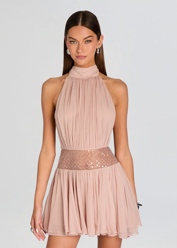 Daly Sequin Chiffon Dress media 5 of 5
