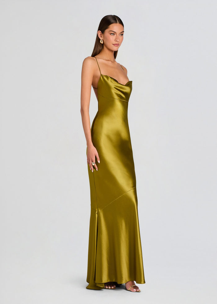 Lukka Satin Dress media 3 of 6