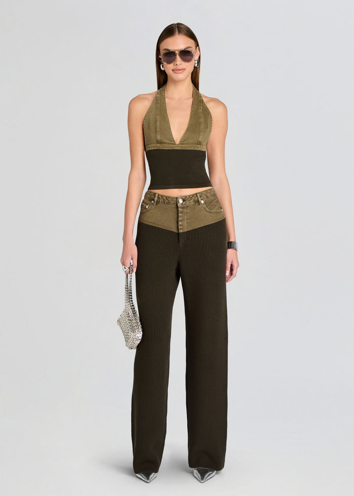 Chani Knit Denim Pant media 2 of 5