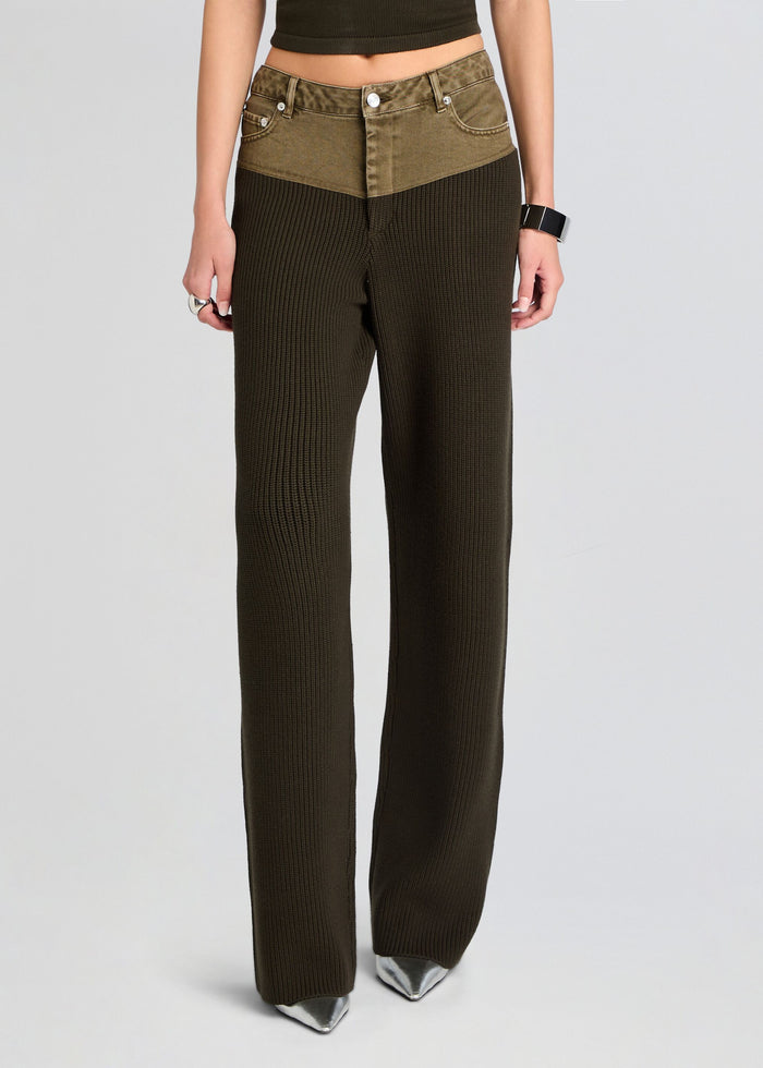Chani Knit Denim Pant media 1 of 5
