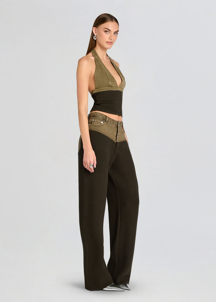 Chani Knit Denim Pant media 4 of 5