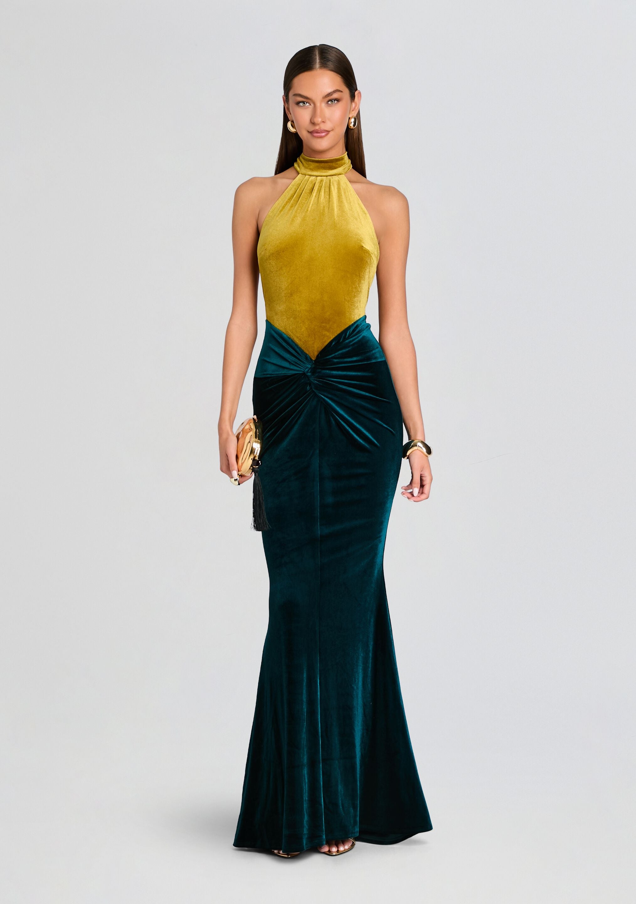Goleta Velvet Dress