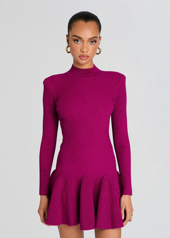 Sydonie Metallic Knit Dress media 5 of 5