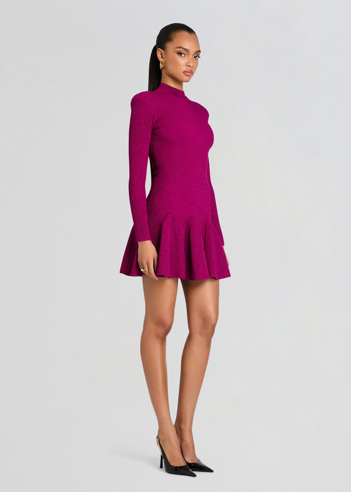 Sydonie Metallic Knit Dress media 3 of 5