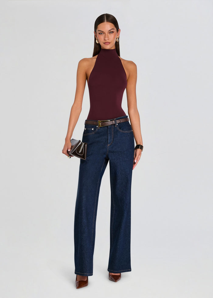 Ballet Turtleneck Halter Bodysuit media 2 of 5