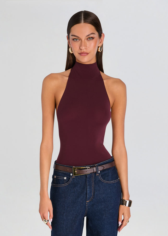 Ballet Turtleneck Halter Bodysuit media 1 of 5