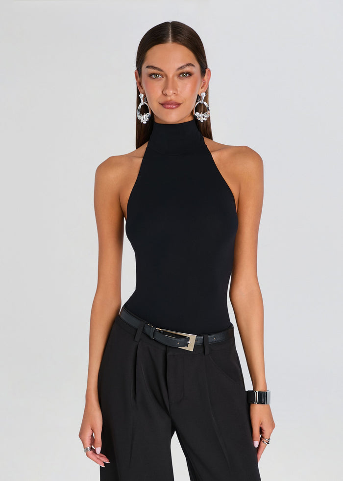 Ballet Turtleneck Halter Bodysuit media 1 of 5