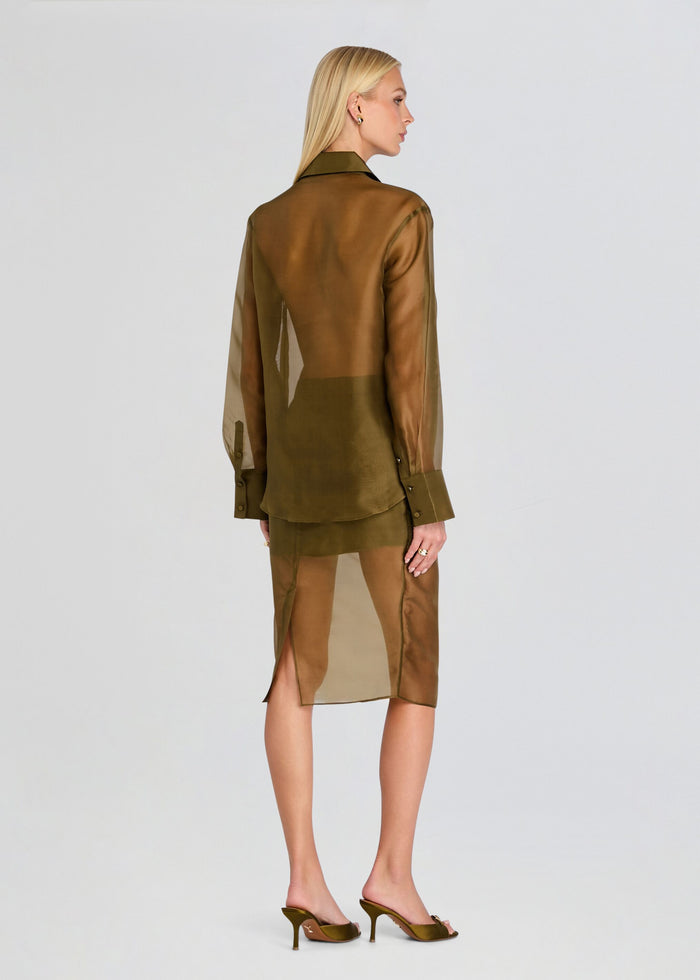 Elda Silk Midi Skirt media 5 of 5