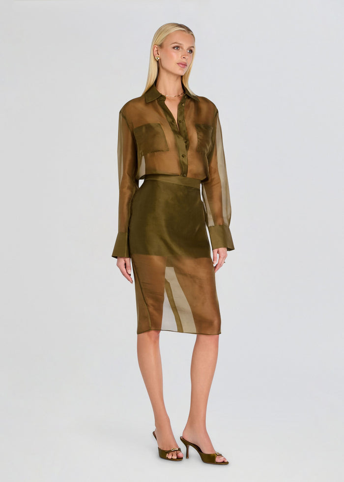 Elda Silk Midi Skirt media 4 of 5