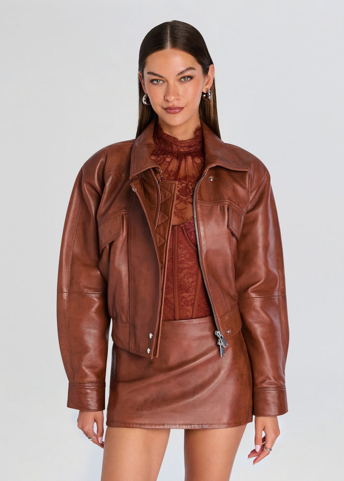 Lykke Leather Jacket media 1 of 5