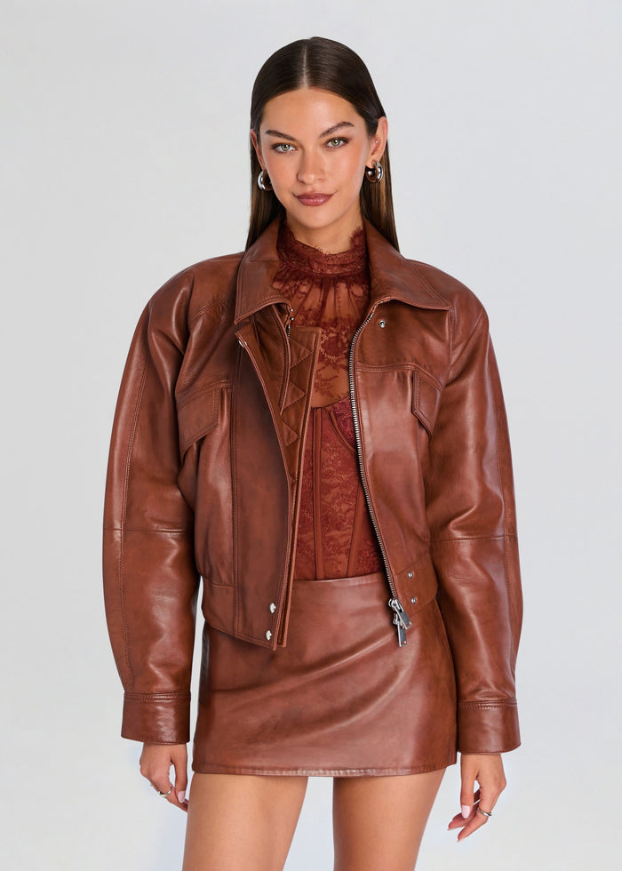Lykke Leather Jacket media 1 of 5