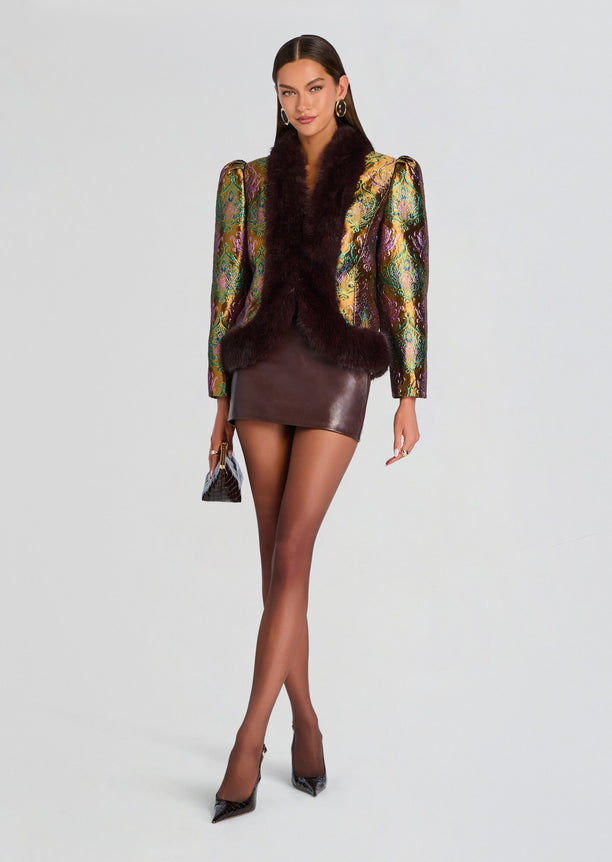 Delphira Brocade Jacket