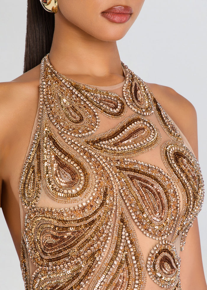 Evolet Embroidered Dress media 2 of 5