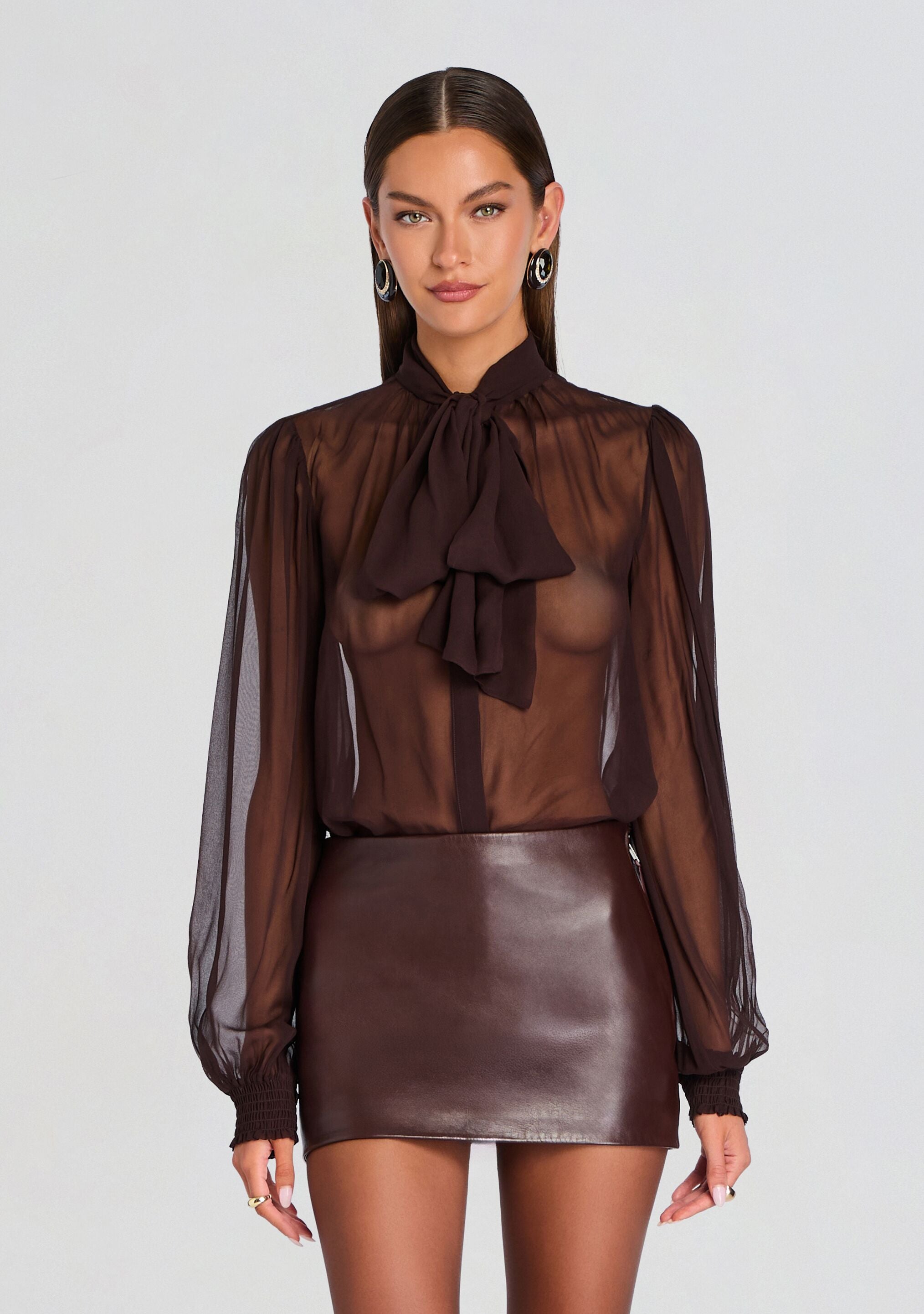 Hasli Silk Chiffon Top – Retrofete