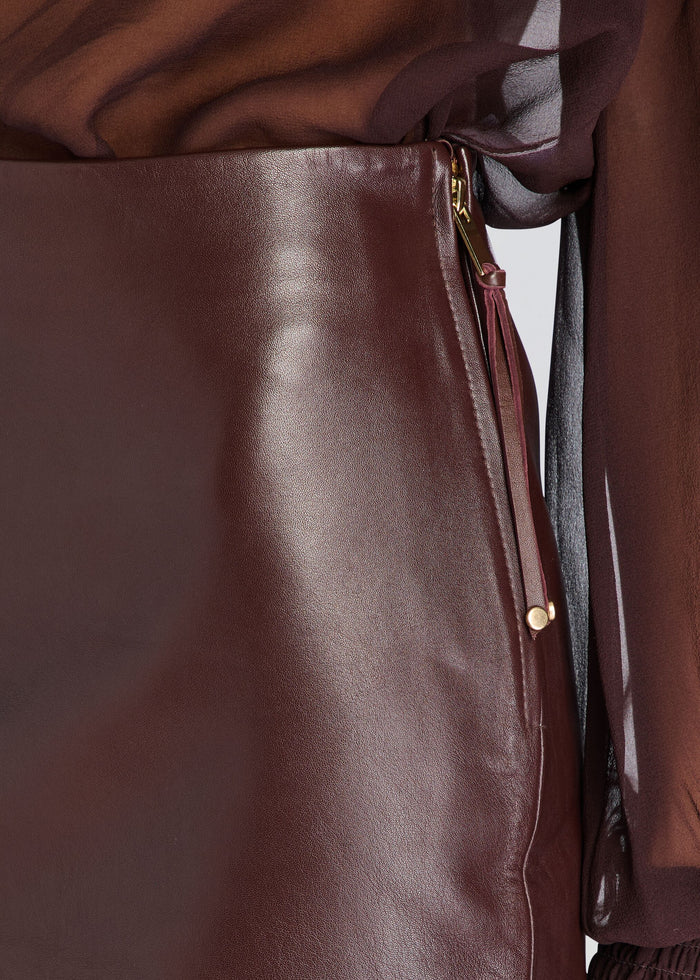 Valerie Leather Skirt media 3 of 5