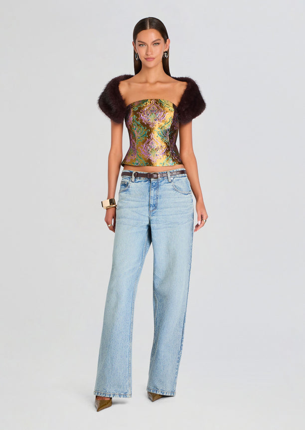 Morro Faux Fur Top