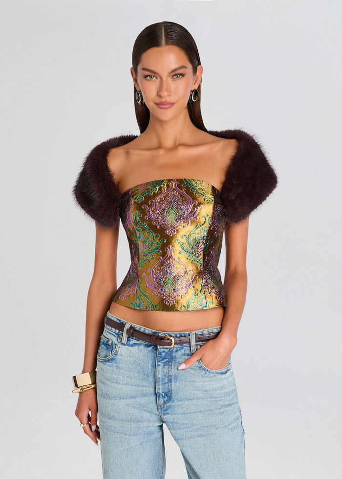 Morro Faux Fur Top media 1 of 6